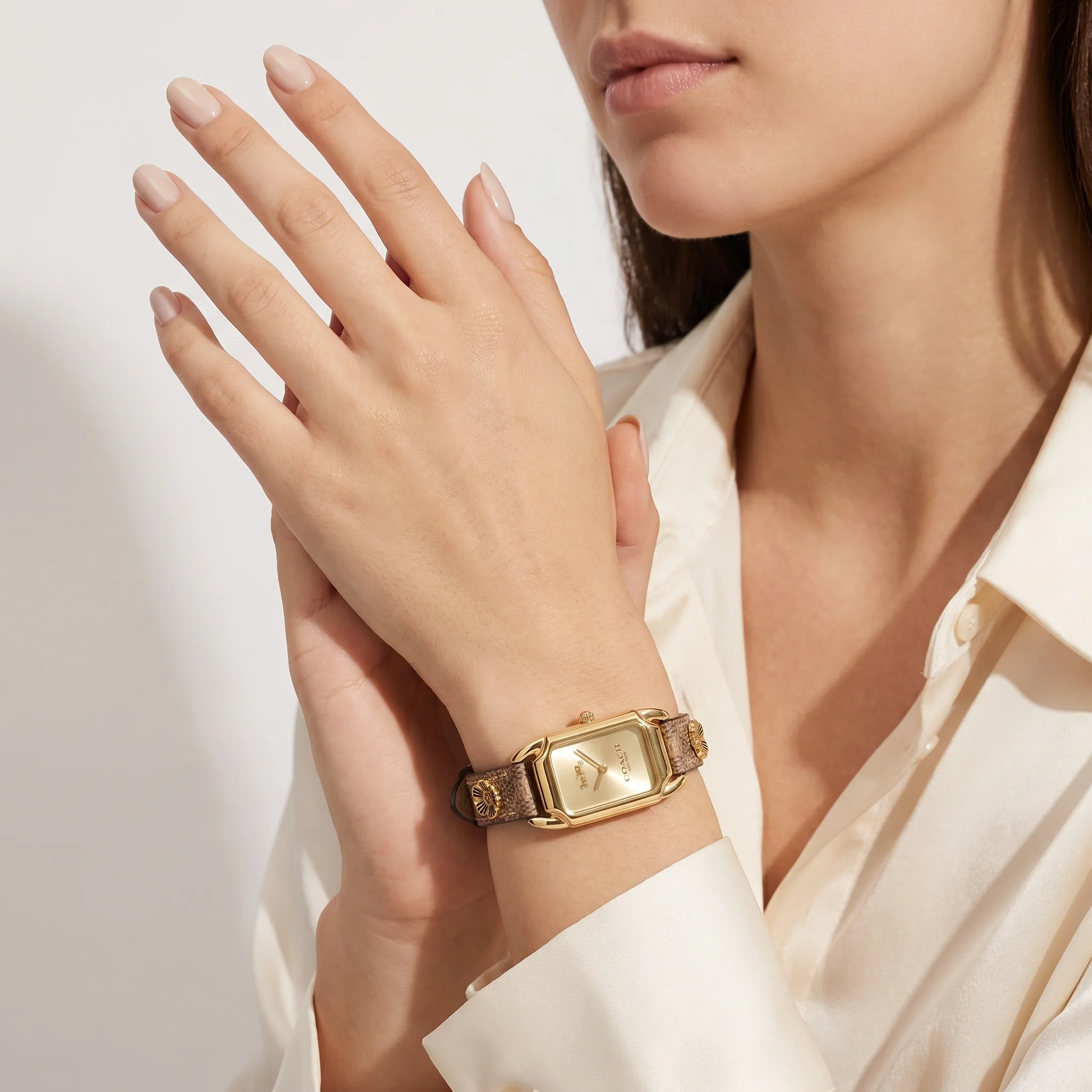 Cadie Women Gold Quartz/Analog Watch - Image 2
