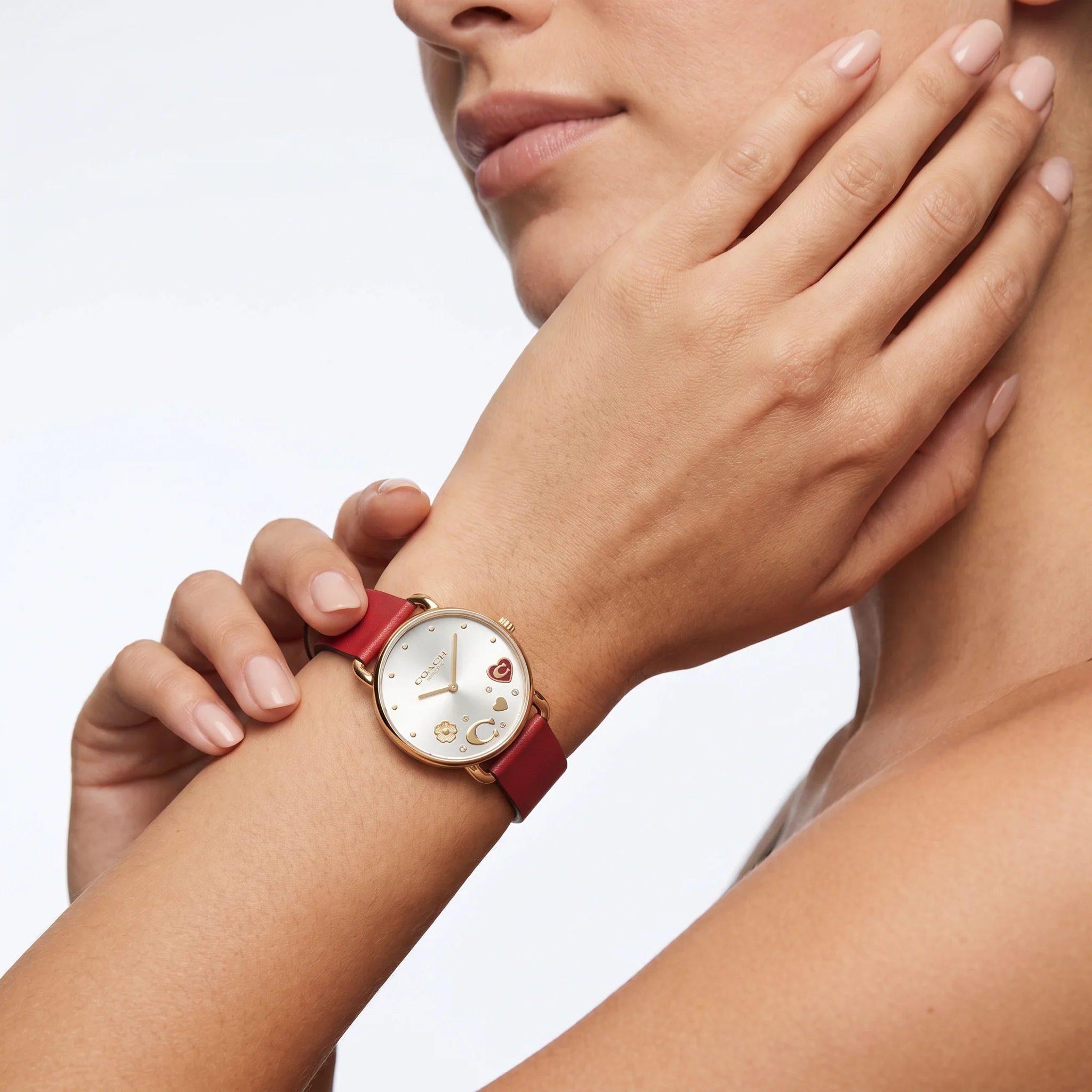 Women Elliot Red Watch - Image 2