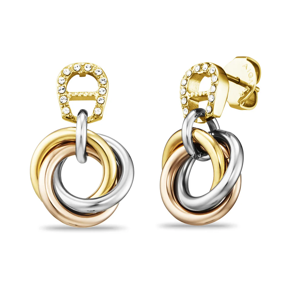 Women Belora Golden Earrings - Image 2