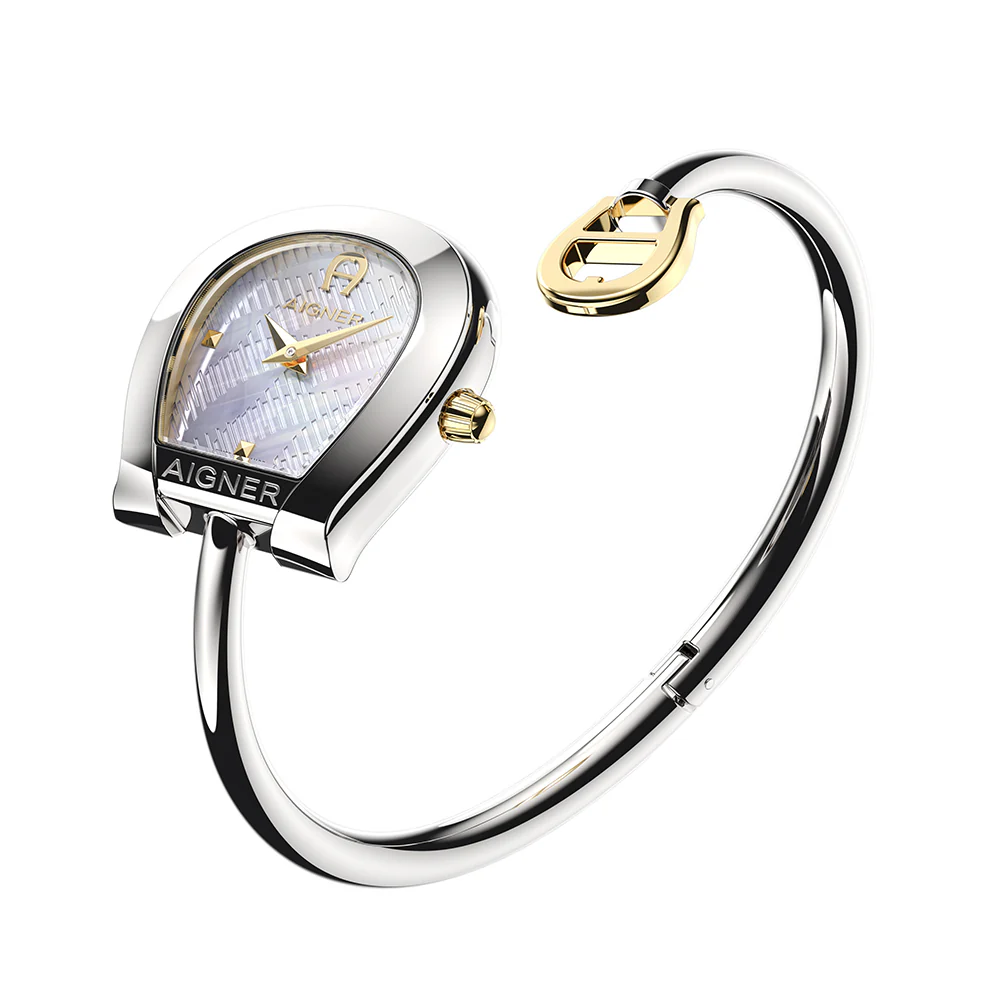 Women Flora Large Two Toned Watch - Image 4
