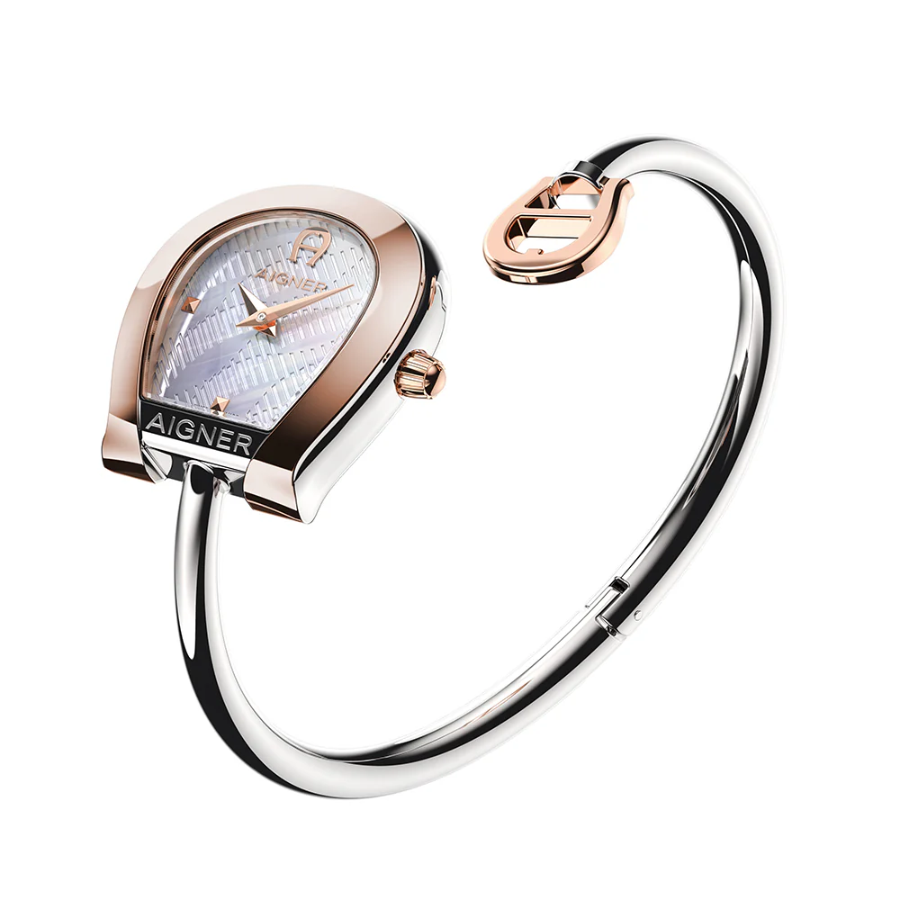 Women Flora Large Two Toned Watch - Image 4