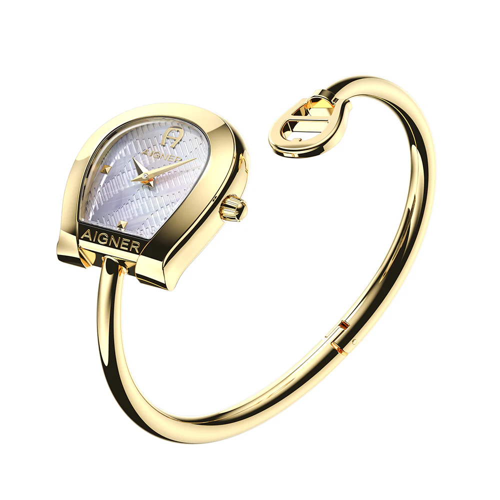 Women Flora Large Golden Watch - Image 4