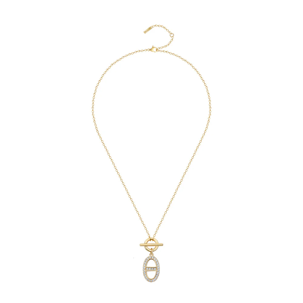 Women Long Gold Necklace - Image 4
