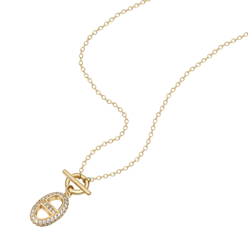 Women Short Gold Necklace - Image 3