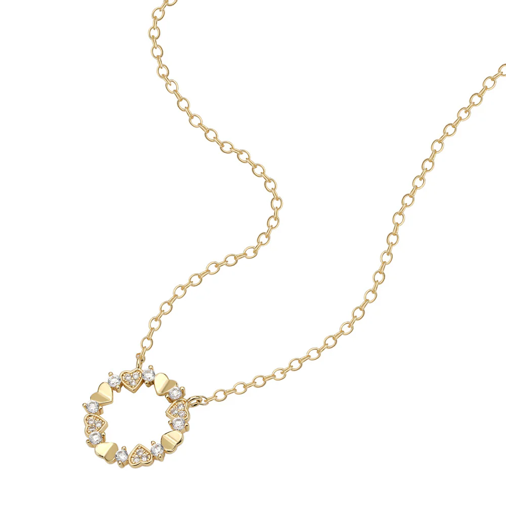Women Gold Necklace Short - Image 3