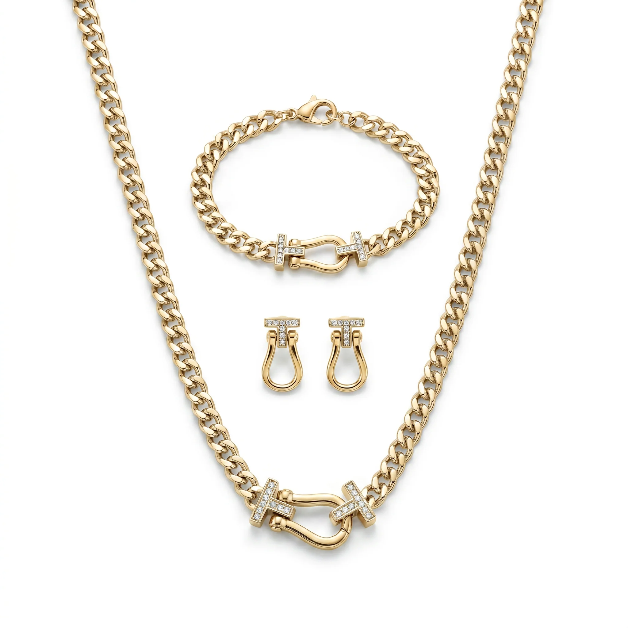 Women Gold Jewelry Set