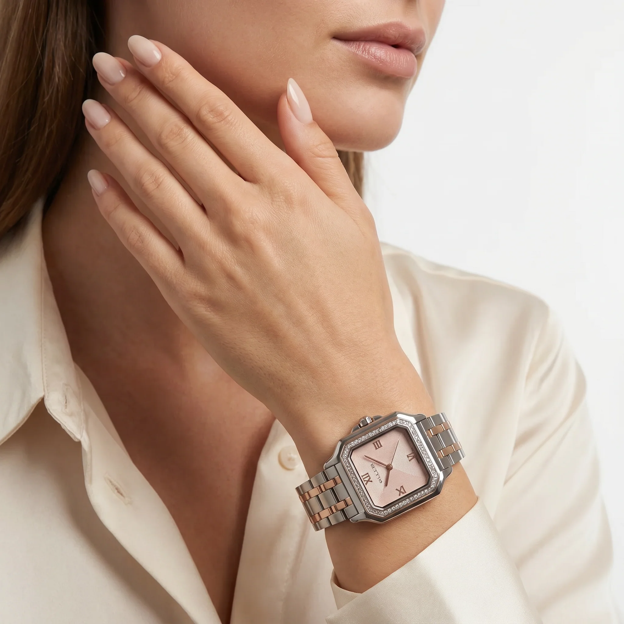 Women Two Tone Watch - Image 2