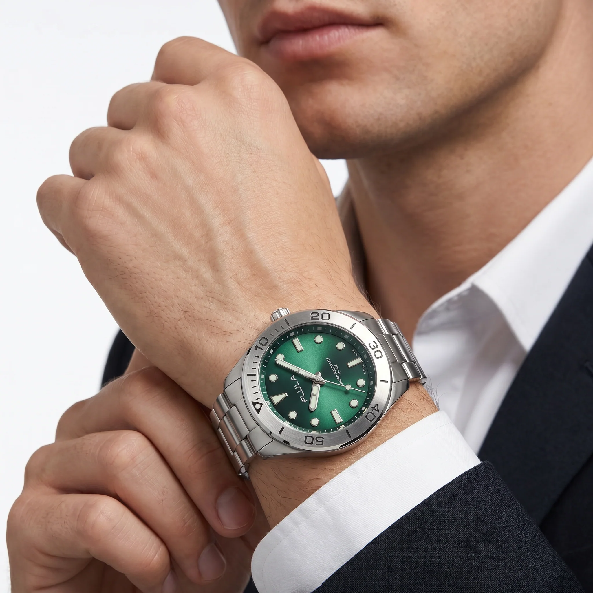 Men Silver Watch - Image 2