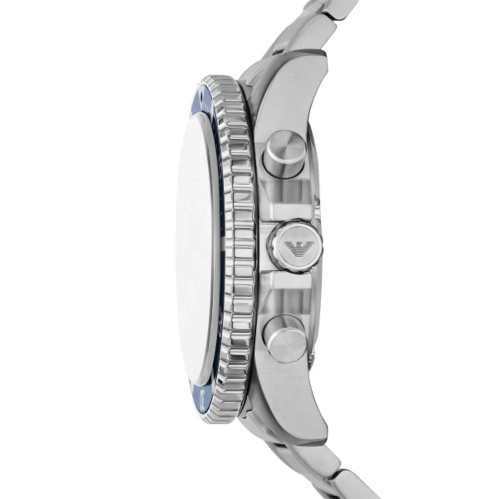 Men World Explorer Silver Watch - Image 4
