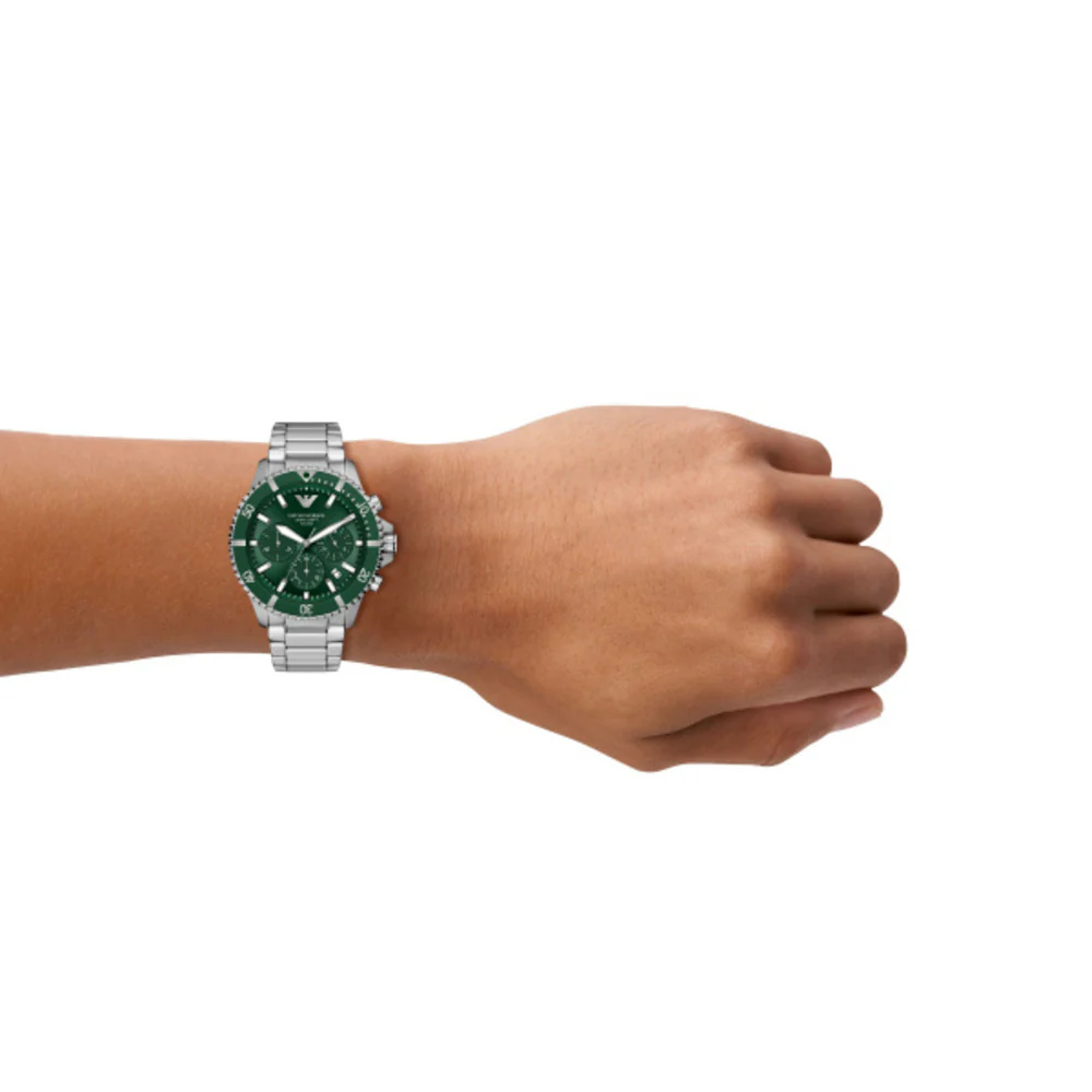 Men World Explorer Green watch - Image 2