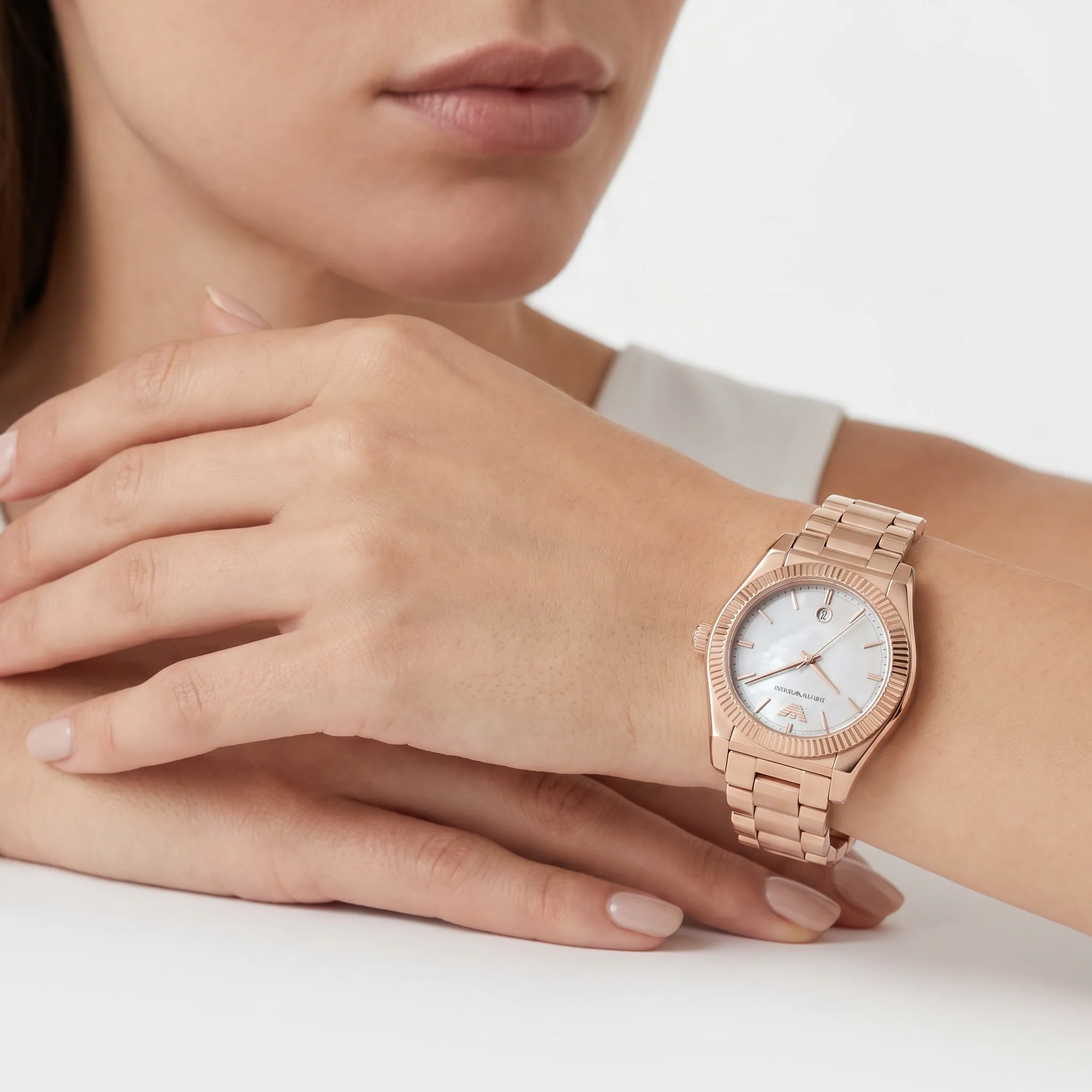 Women Rose Gold Watch - Image 2