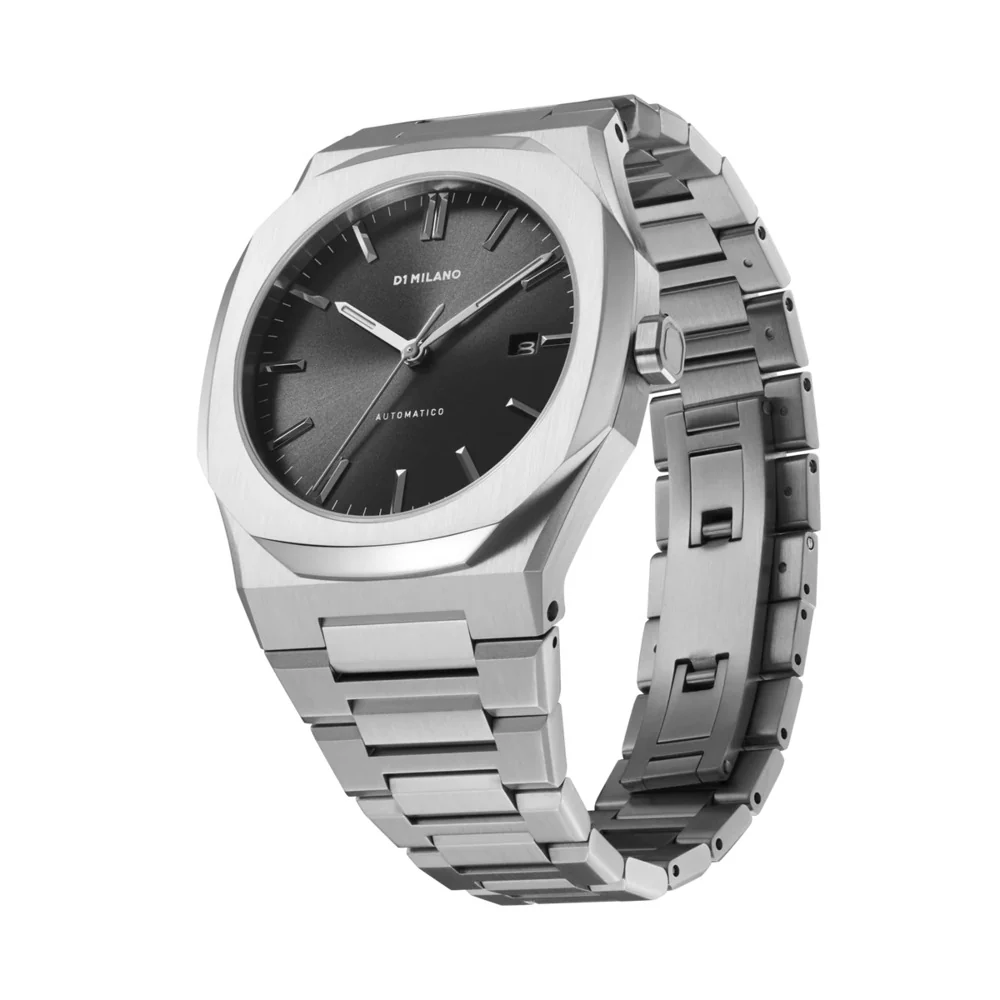 Men Automatic Silver Watch - Image 2