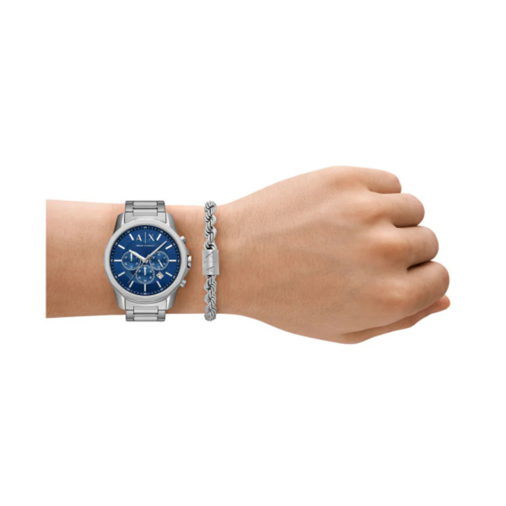 Men Silver Watch - Image 2