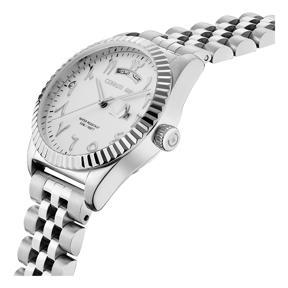 Men Chienti Silver Watch - Image 3