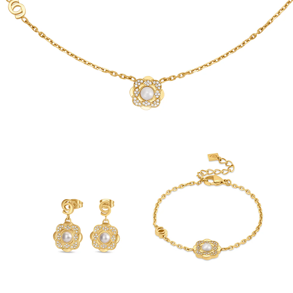 Women Jasmine Gold Jewelry Set - Image 2