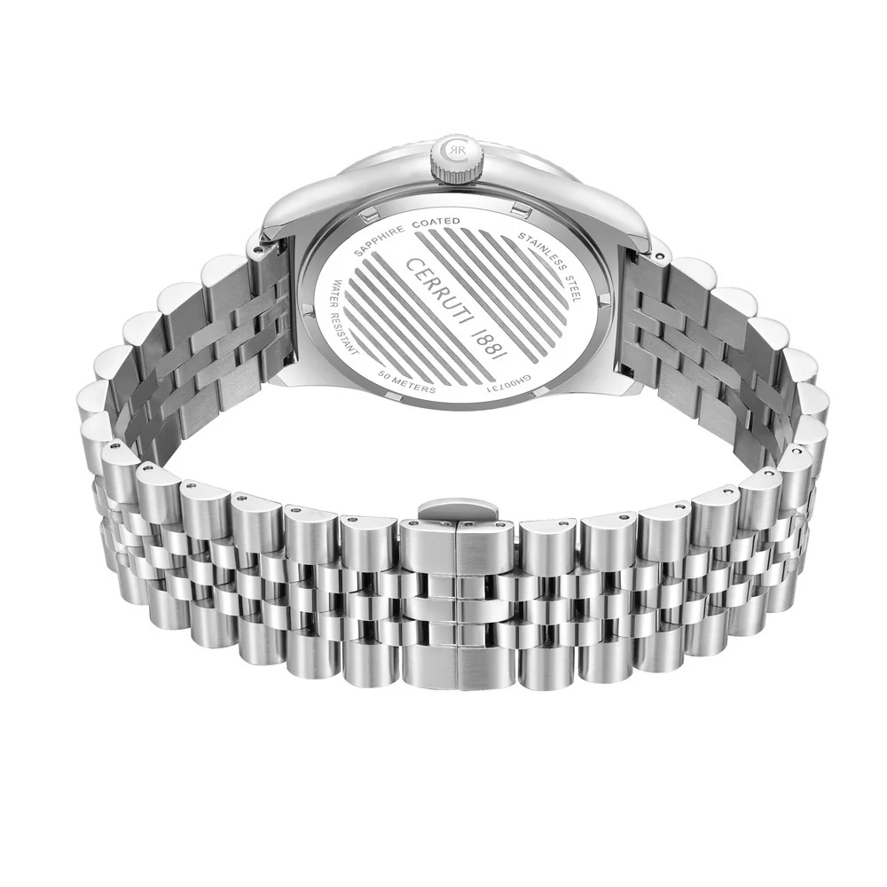 Men Chienti Silver Watch - Image 3