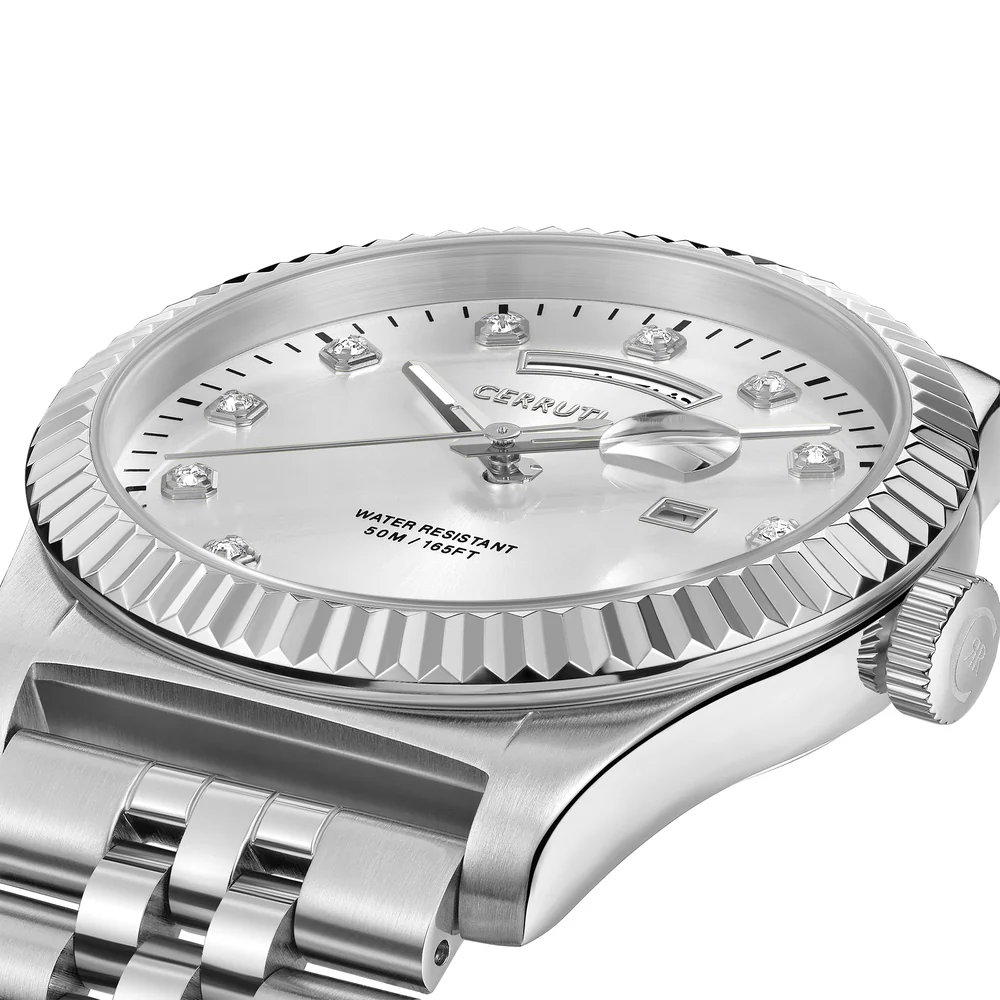 Men Chienti Silver Watch - Image 4