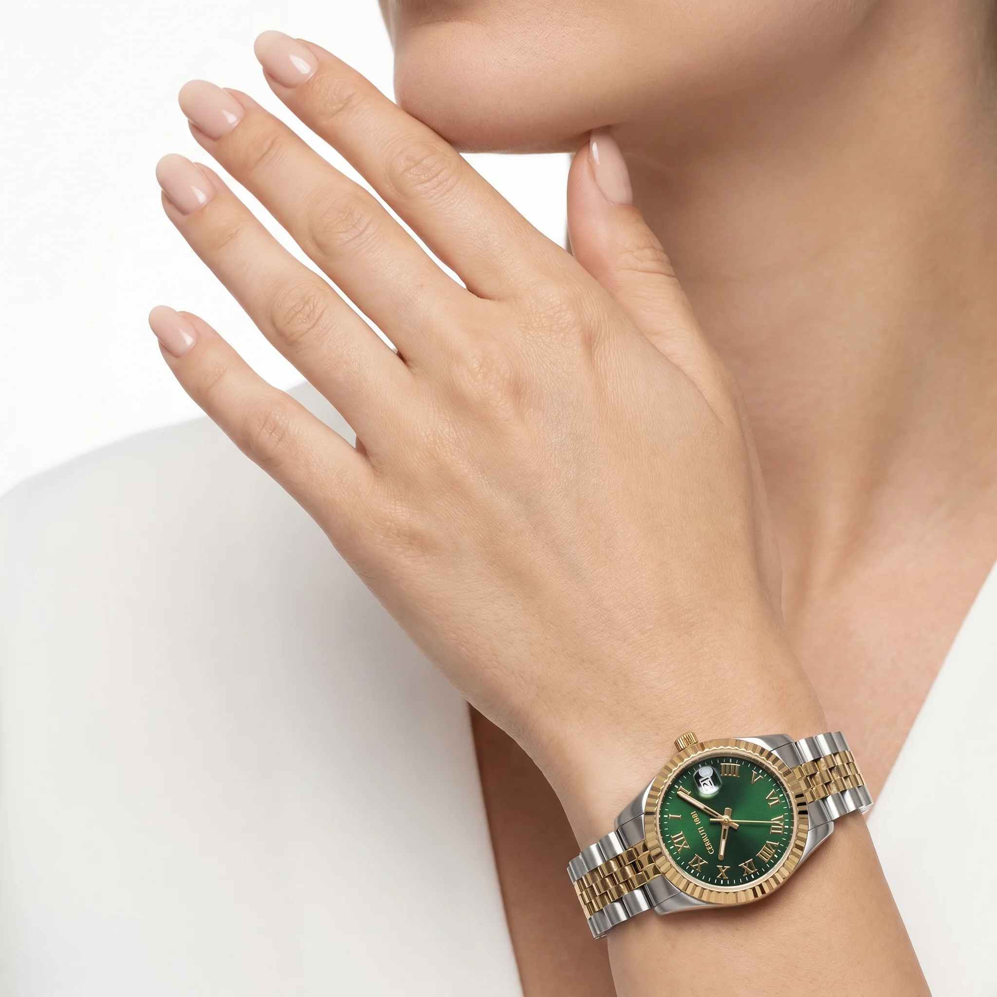 Women Baccio Green Watch - Image 2