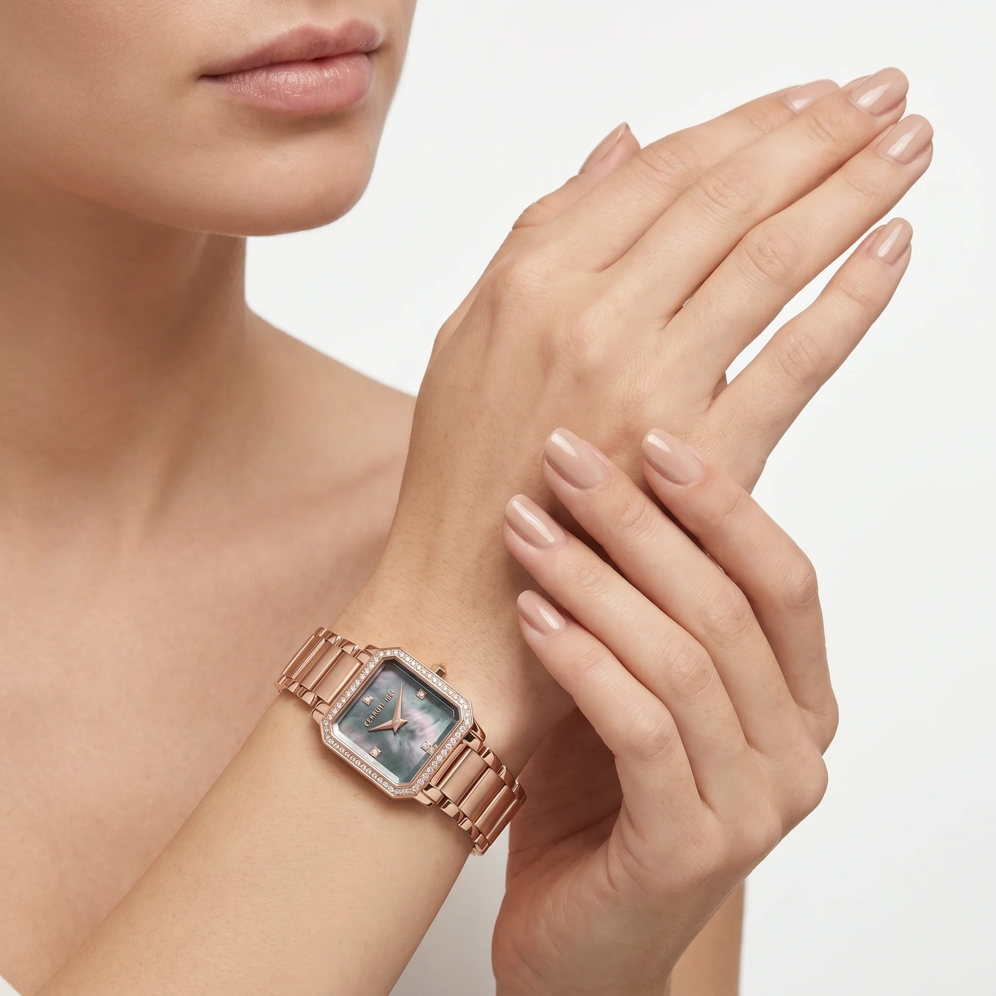 Women Rose Gold Watch - Image 2