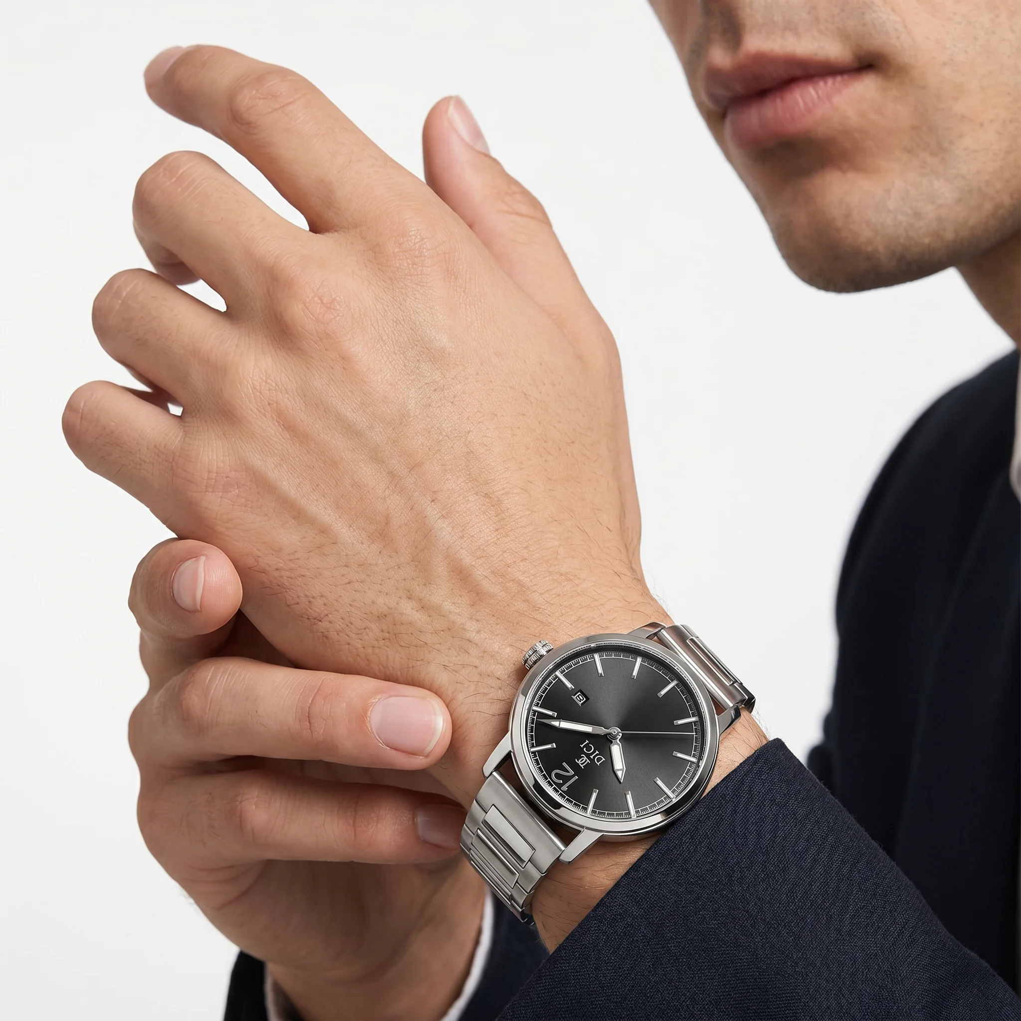 Men Mateo Silver Watch - Image 2