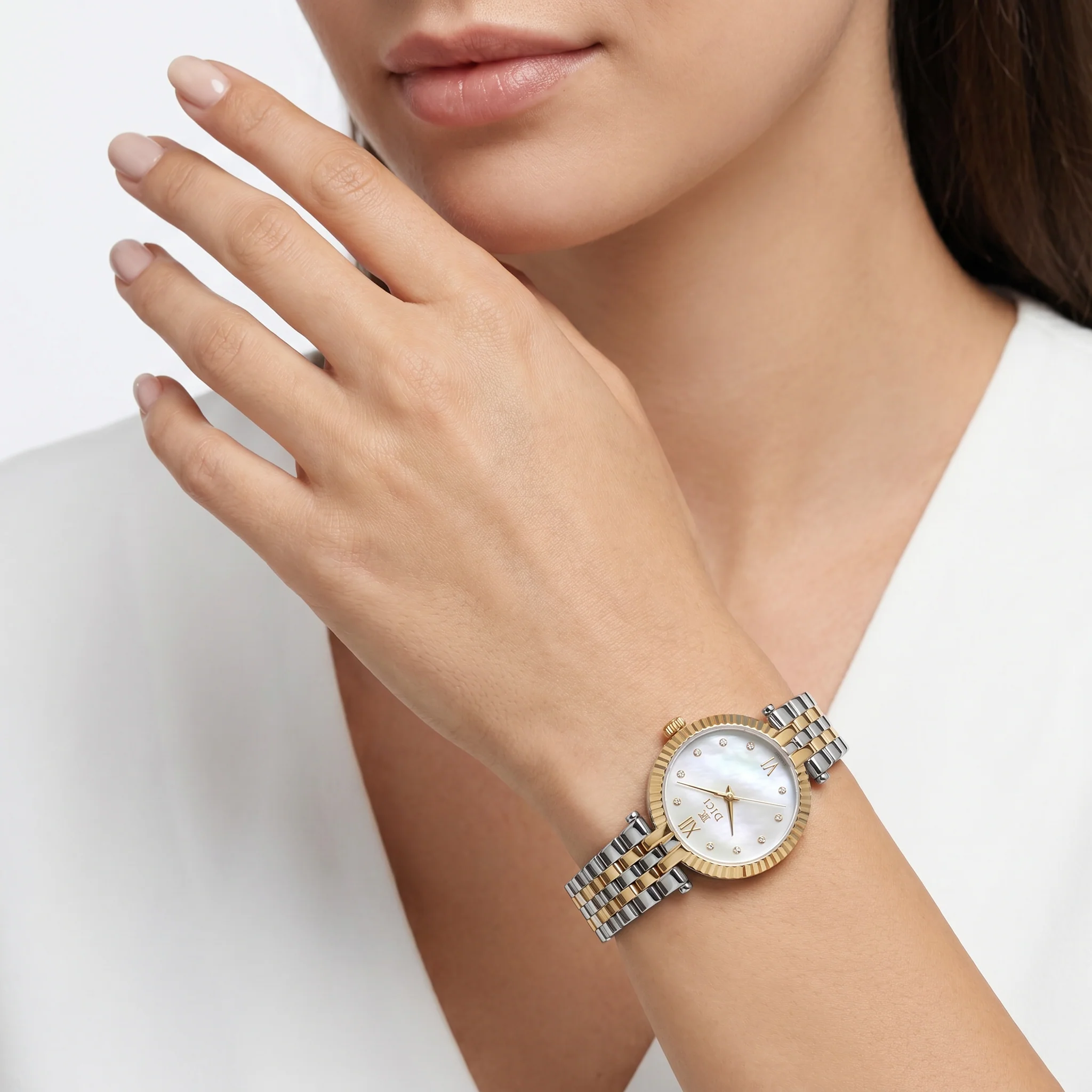 Women Zerlina Two Tone Watch - Image 2