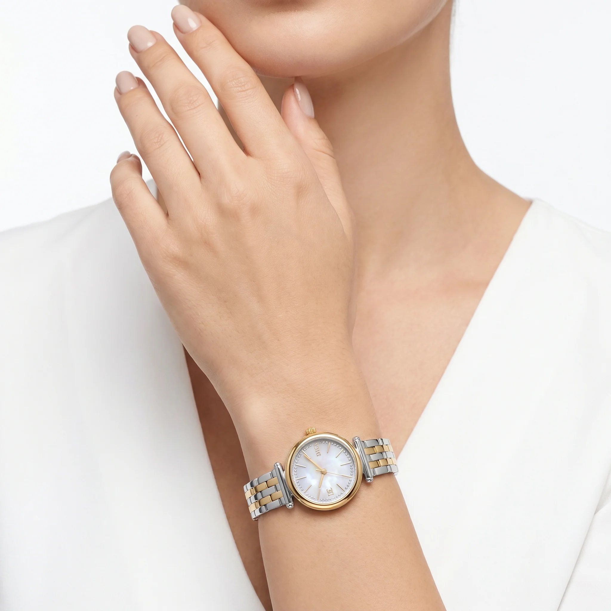 Women Senerella Two Tone Watch - Image 2