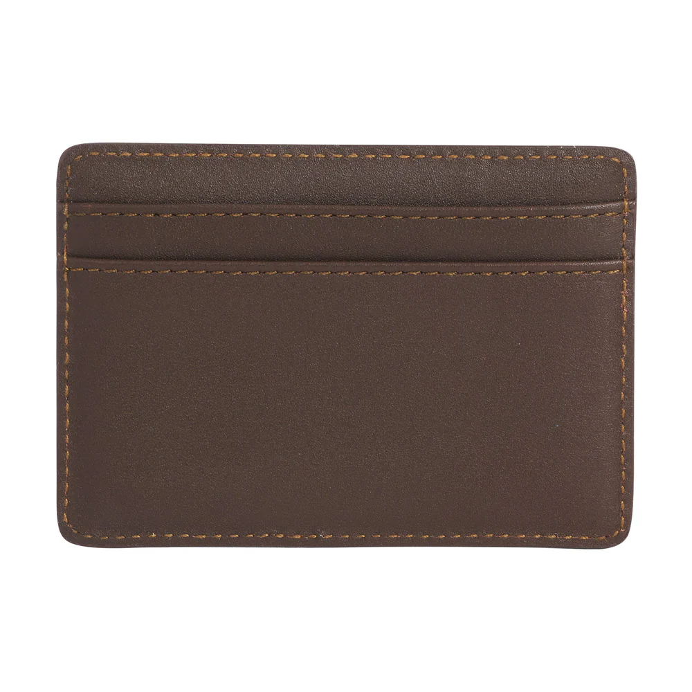 Men Brown Card Holder - Image 2