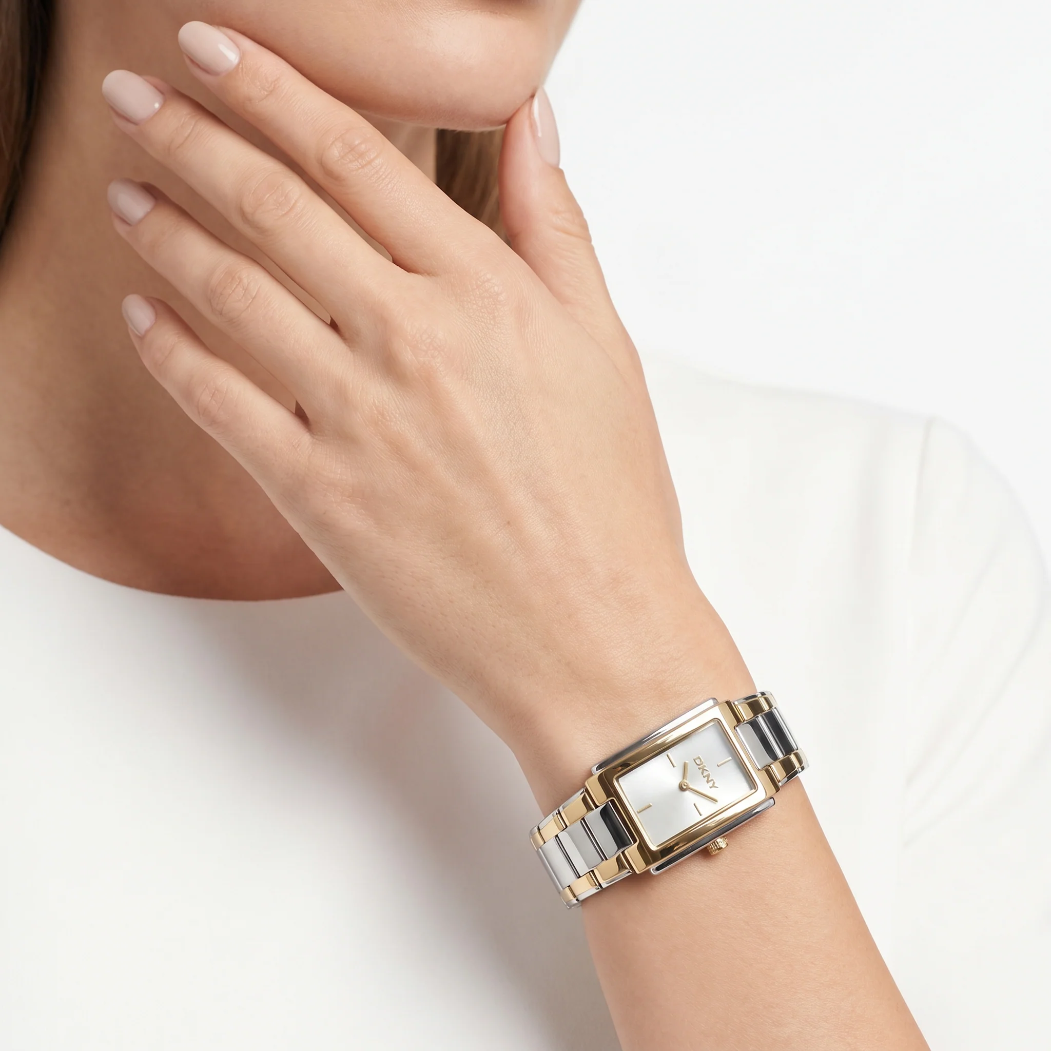 Women Two Tone Watch - Image 2