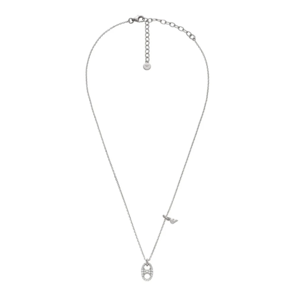 Women Eagle Logo Silver Necklace - Image 2