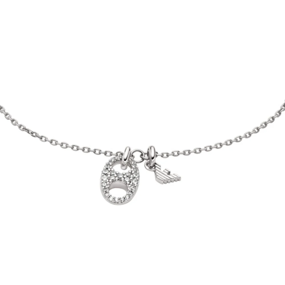 Women Eagle Logo Silver Bracelet - Image 3