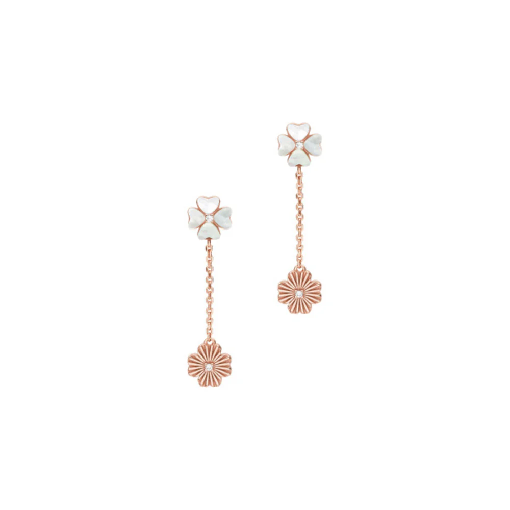 Women Sentimental Rose Gold Earring - Image 2