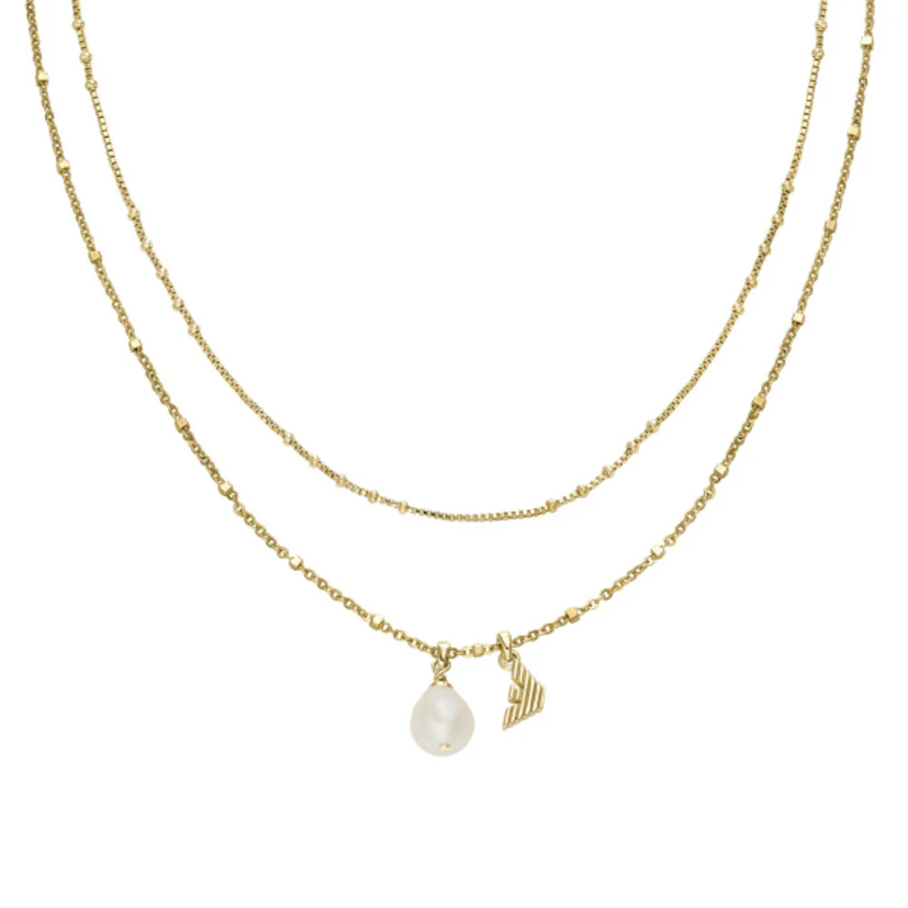 Women Eagle Logo Gold Necklace - Image 3