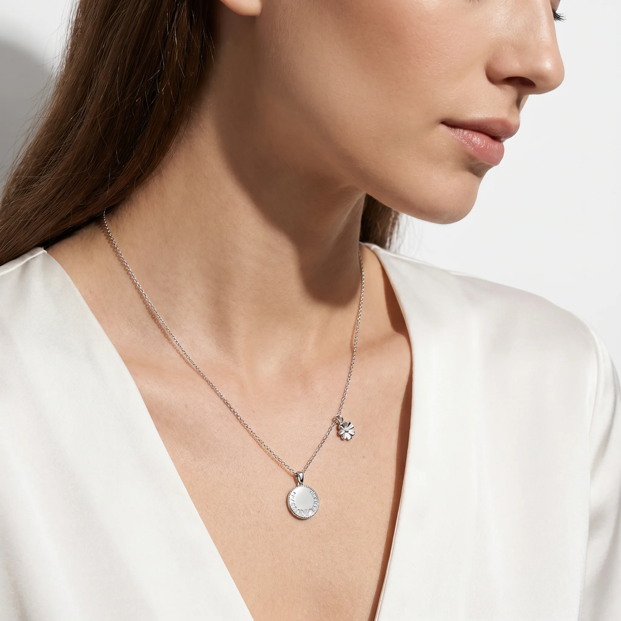 Women Eagle Logo Necklace - Image 4