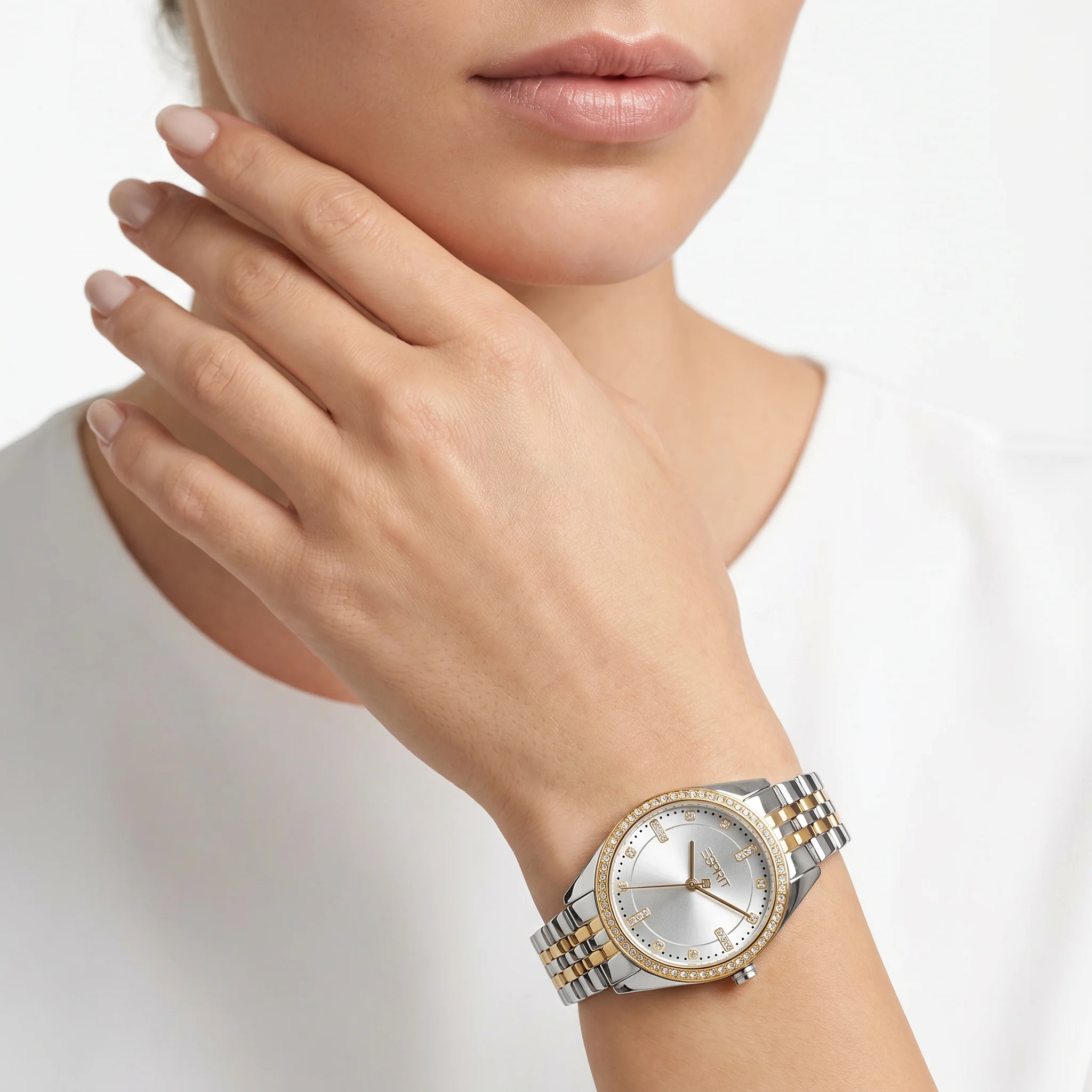 Women Mina Two Tone Watch - Image 2