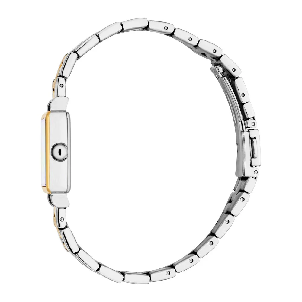 Women Square Two Tone Watch - Image 3