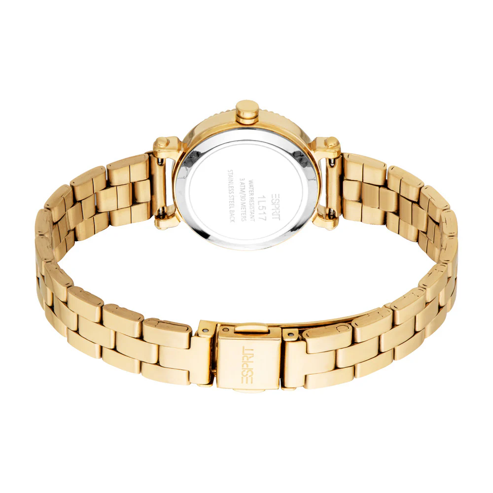 Women Melina Golden Watch Set - Image 5