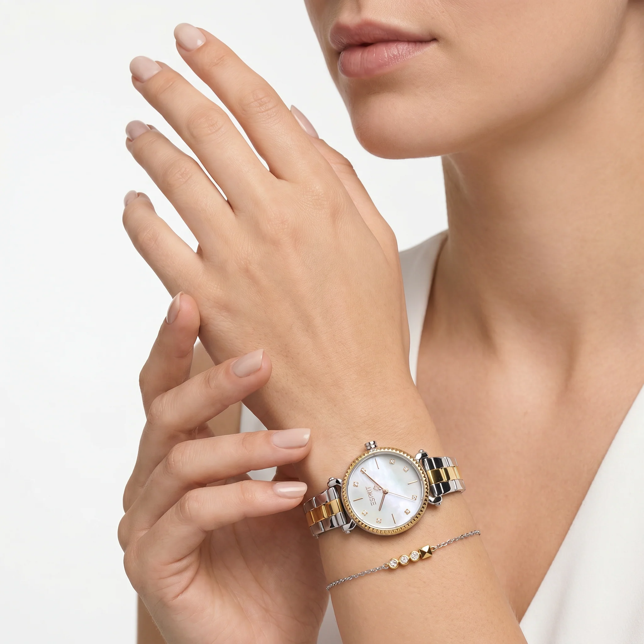 Women Melina Two Tone Watch Set - Image 2