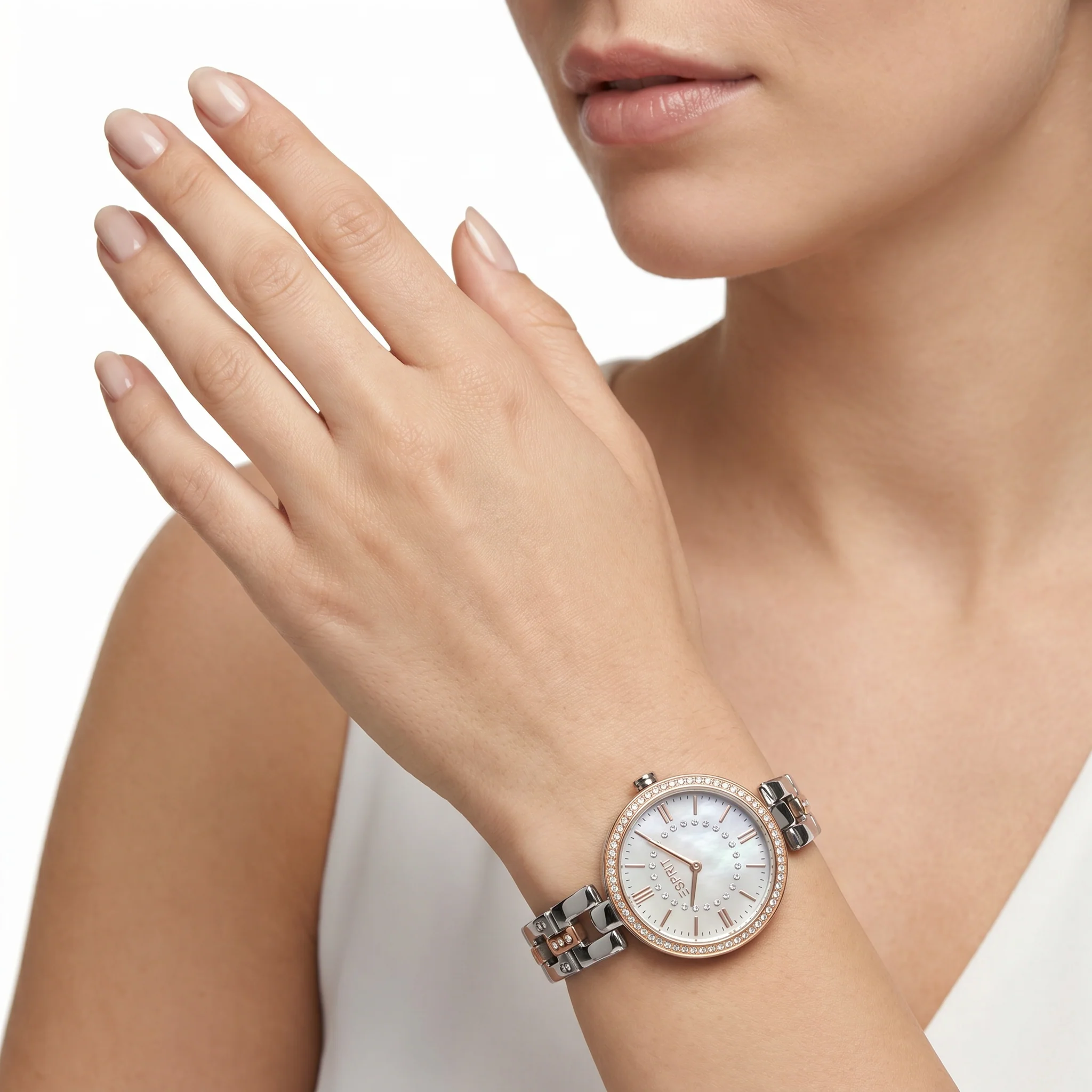 Women Thea Two Tone Watch - Image 2