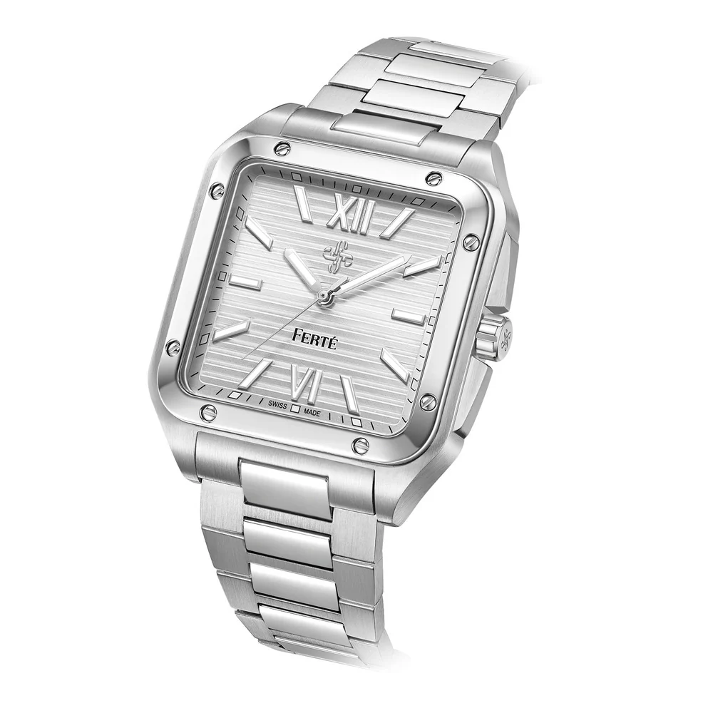 Men Silver Watch - Image 3