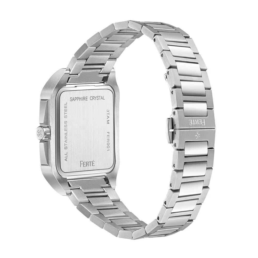 Men Silver Watch - Image 4