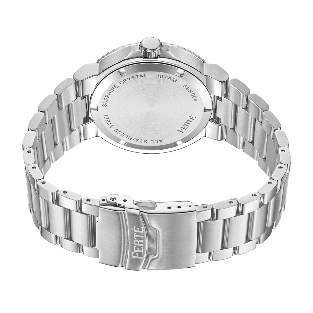 Men Silver Watch - Image 4
