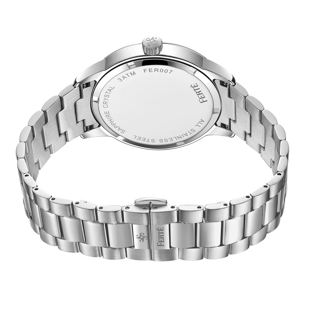Men Silver Watch - Image 4