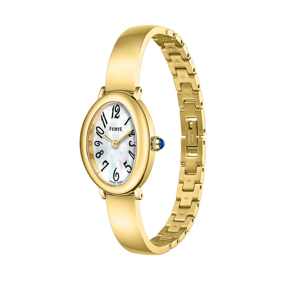 Women Gold Watch - Image 3