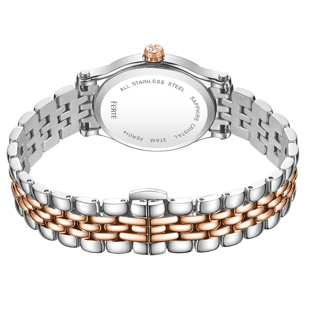 Women Two Tone Watch - Image 4