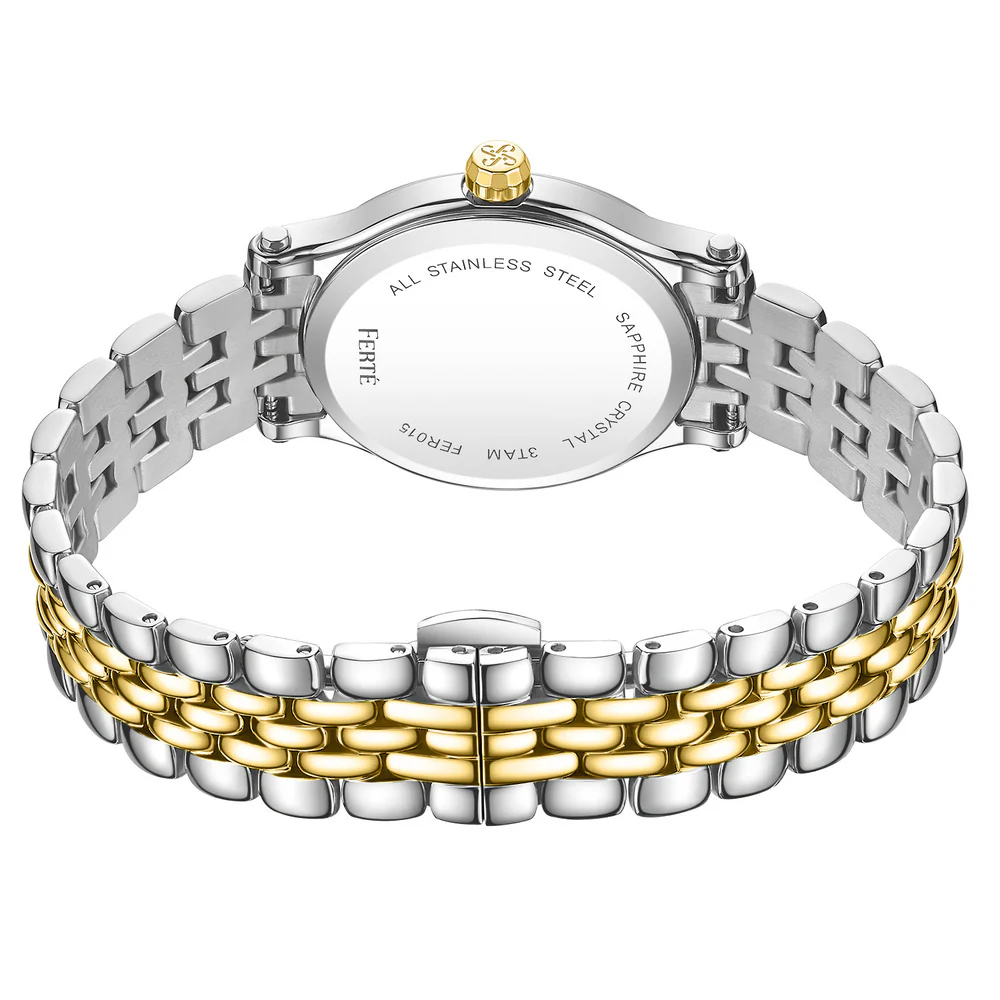 Women Two Tone Watch - Image 4