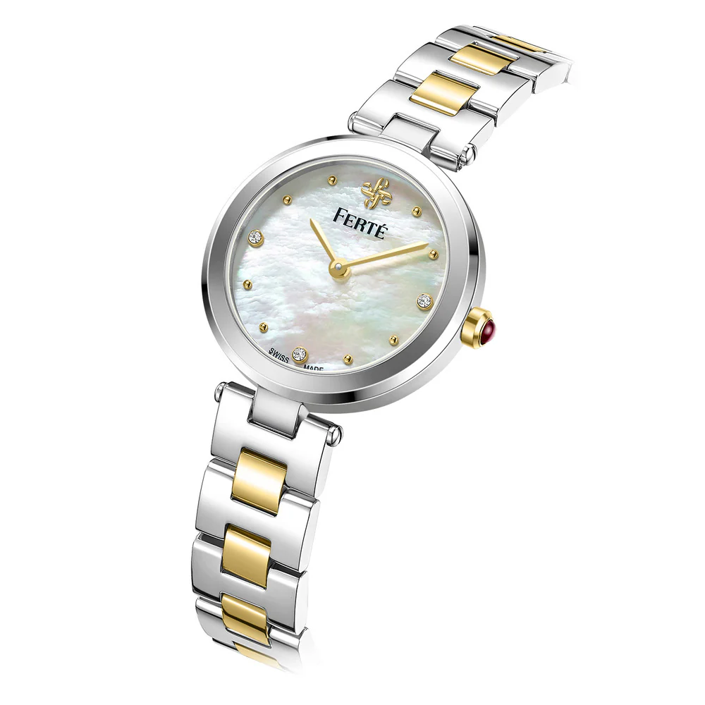Women Two Tone Watch - Image 3
