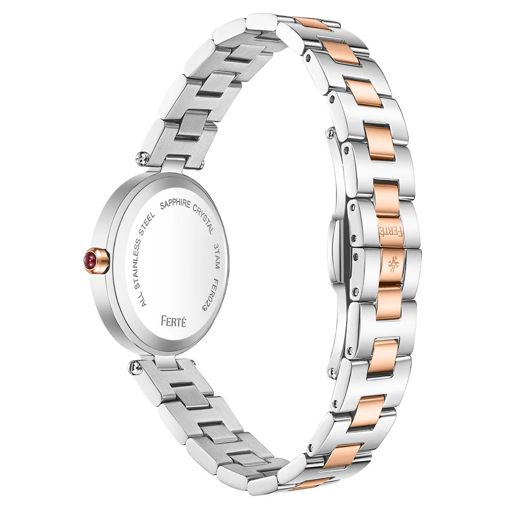 Women Two Tone Watch - Image 4