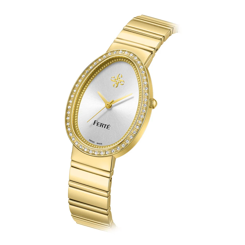 Women Gold Watch - Image 3
