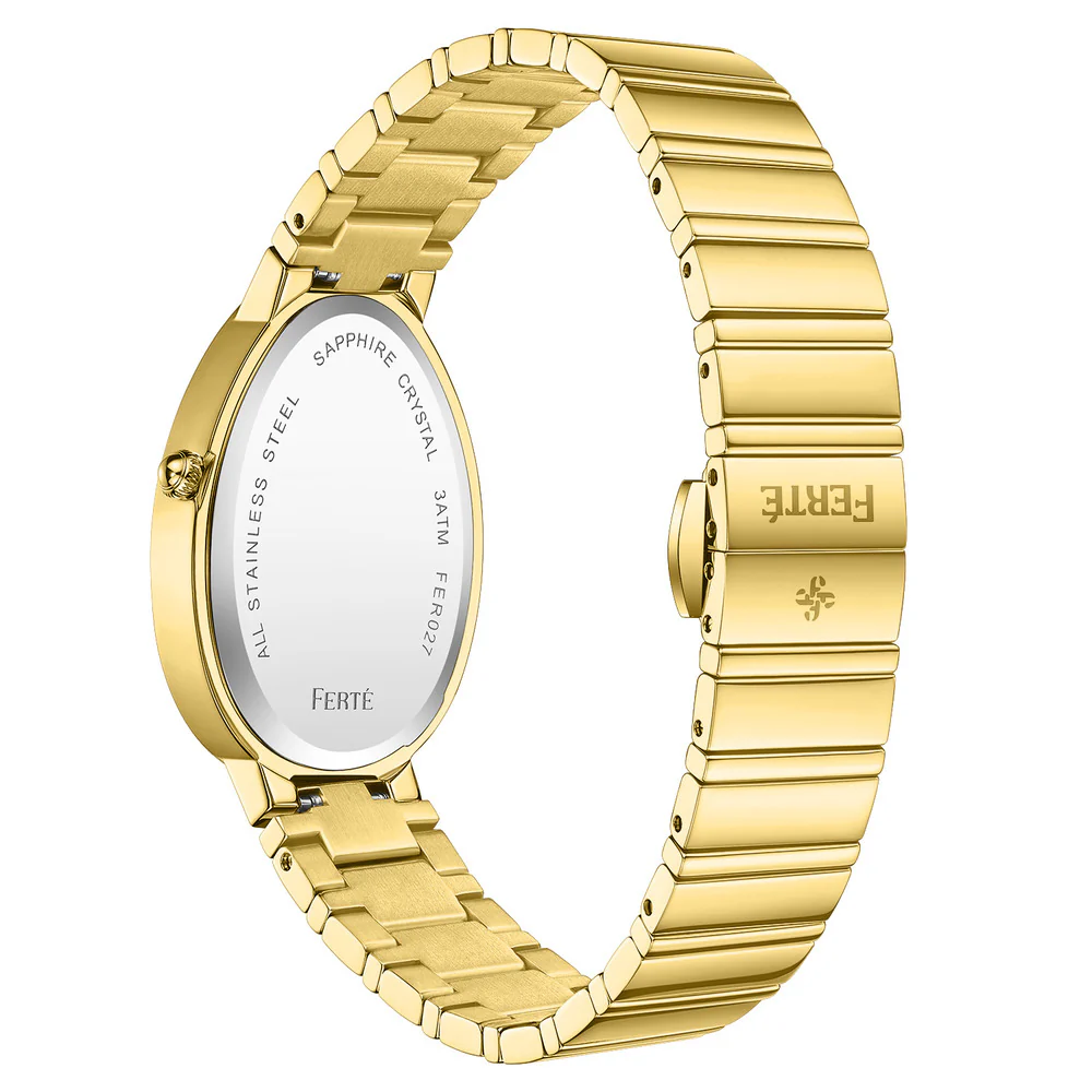 Women Gold Watch - Image 4