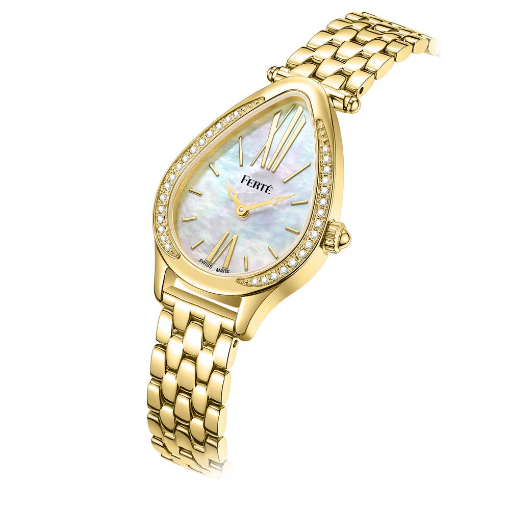 Women Gold Watch - Image 3